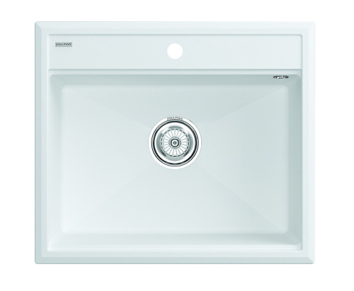 Кухонная мойка Paulmark STEPIA 60 PM115951-WH 60х50 цвет белый